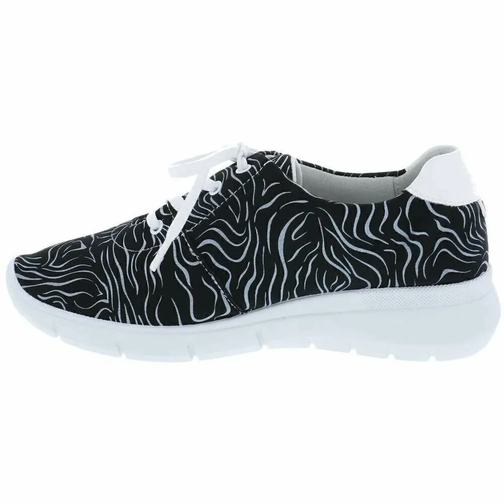 ARCOPEDICO Women’s L76 Lace-Up Sneakers in the Size 41/9.5-10 US in Black/White